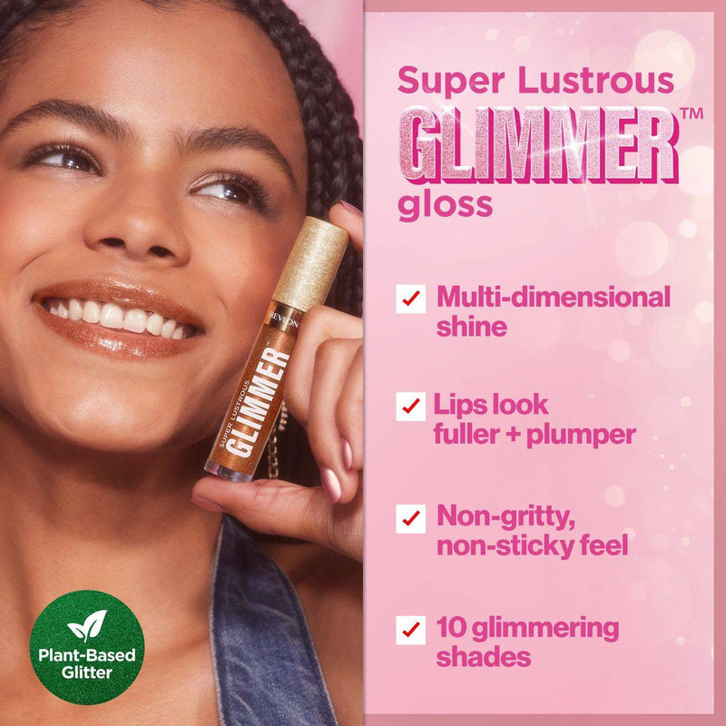 Revlon Super Lustrous Glimmer Gloss 004 Happy Hour 3.8ml