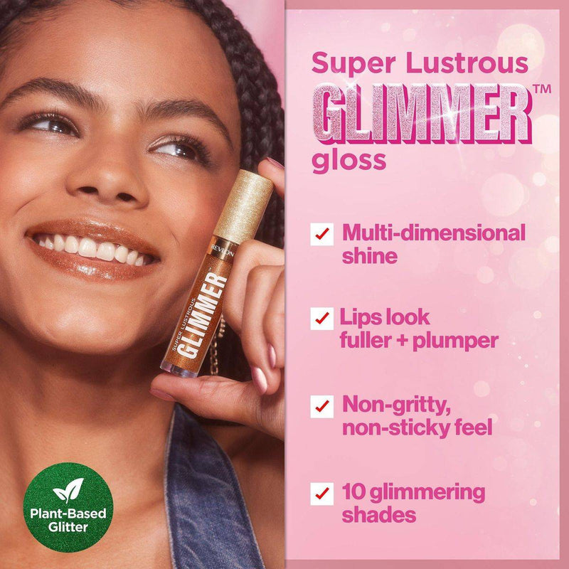 Revlon Super Lustrous Glimmer Gloss 009 Razz Beamy 3.8ml