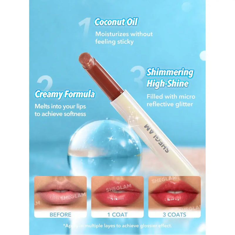 Sheglam Pout Perfect Shimmer Lip Plumper First Crush 2g