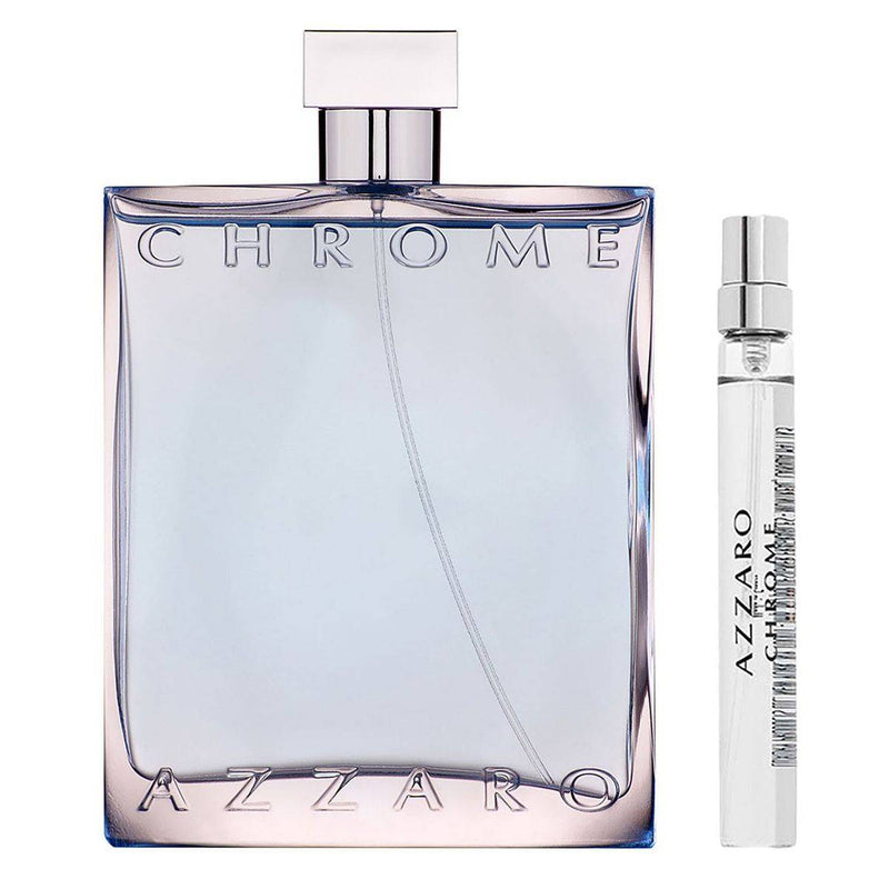 Azzaro Chrome Eau de Toilette 200ml + Eau de Toilette 10ml Gift Set