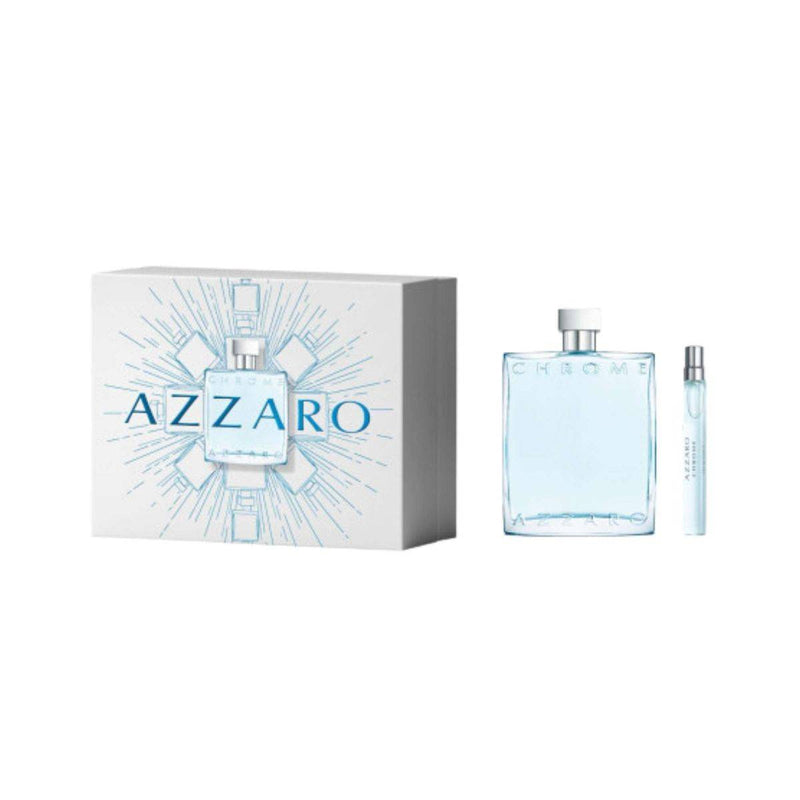 Azzaro Chrome Eau de Toilette 200ml + Eau de Toilette 10ml Gift Set