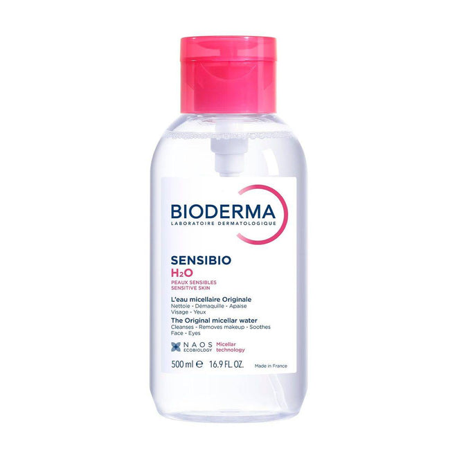 Bioderma Sensibio H2O Micellar Water Pump 500ml B1G1 OFFER