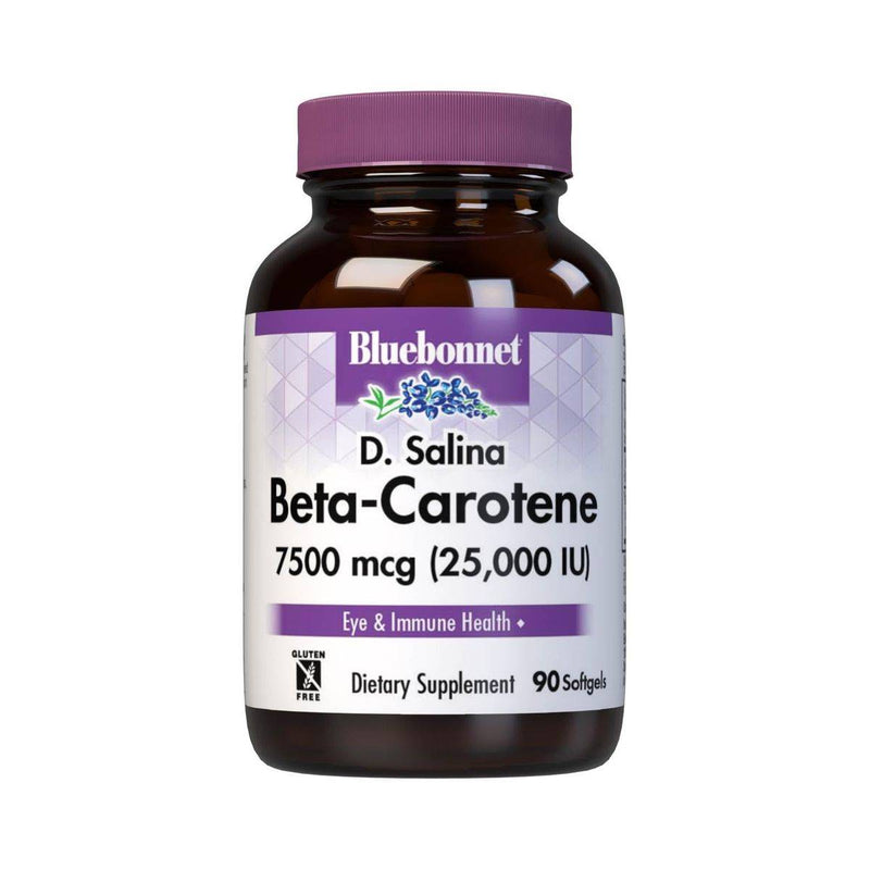 Bluebonnet D.Salina Beta Carotene 25000Iu 90 Softgels