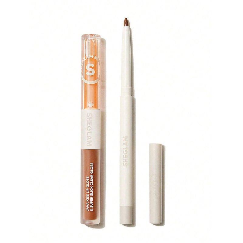 Sheglam Soft 90'S Glam Lip Liner And Lip Duo Set Moody Taupe