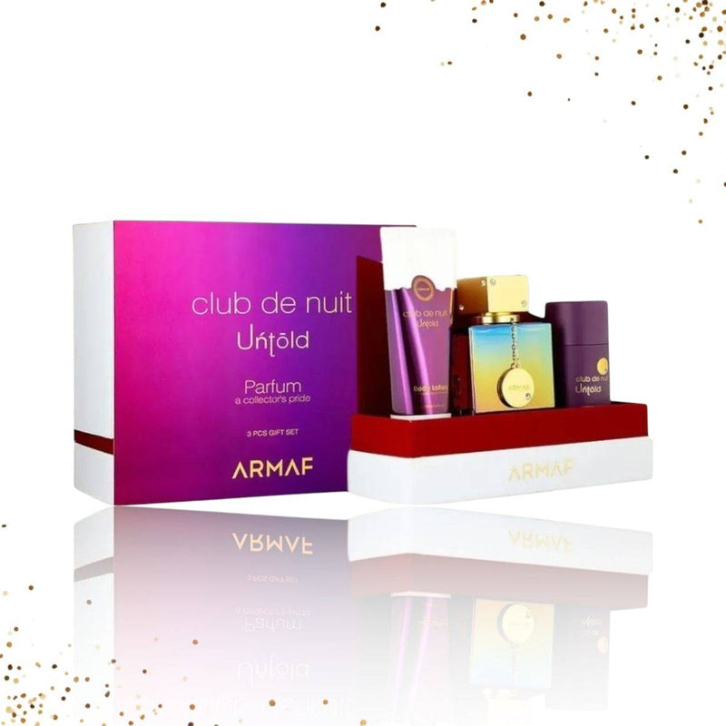Armaf Club De Nuit Untold (U) EDP 105ml + Deo 75g + Body Lotion 100ml Gift Set