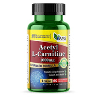 AMS Acetyl L Carnitine 1000mg 60 Tablets