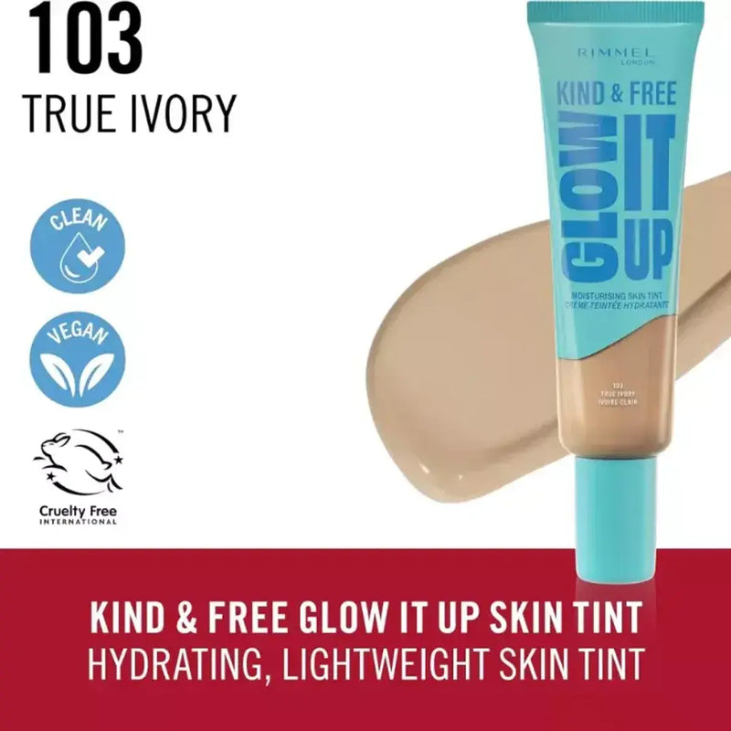 Rimmel Kind & Free Glow It Up 103 True Ivory 30ml
