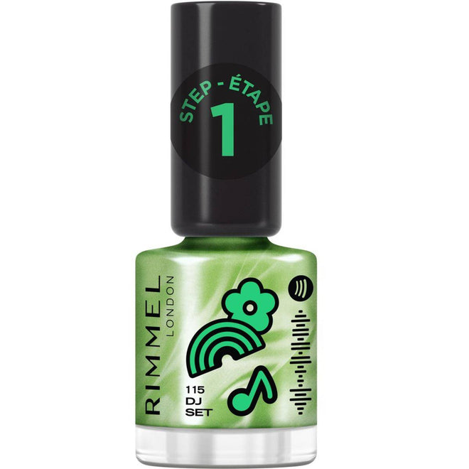 Rimmel Spotify Collection Super Gel Nail Polish Pastel Green 12ml