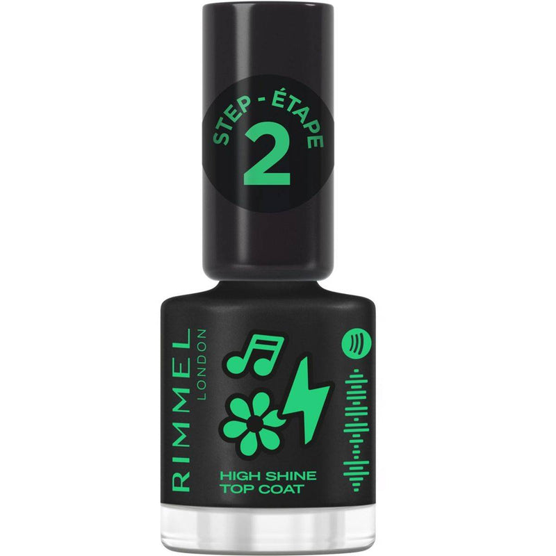 Rimmel Spotify Collection Super Gel Lacquer High Shine Top Coat 12ml