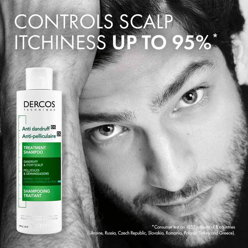 Vichy Dercos Anti-Dandruff DS Shampoo For Normal To Oily Hair Refill 390ml