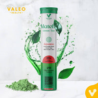 Valeo Japanese Matcha Green Tea 20 Effervescent Tablets
