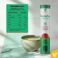 Valeo Japanese Matcha Green Tea 20 Effervescent Tablets