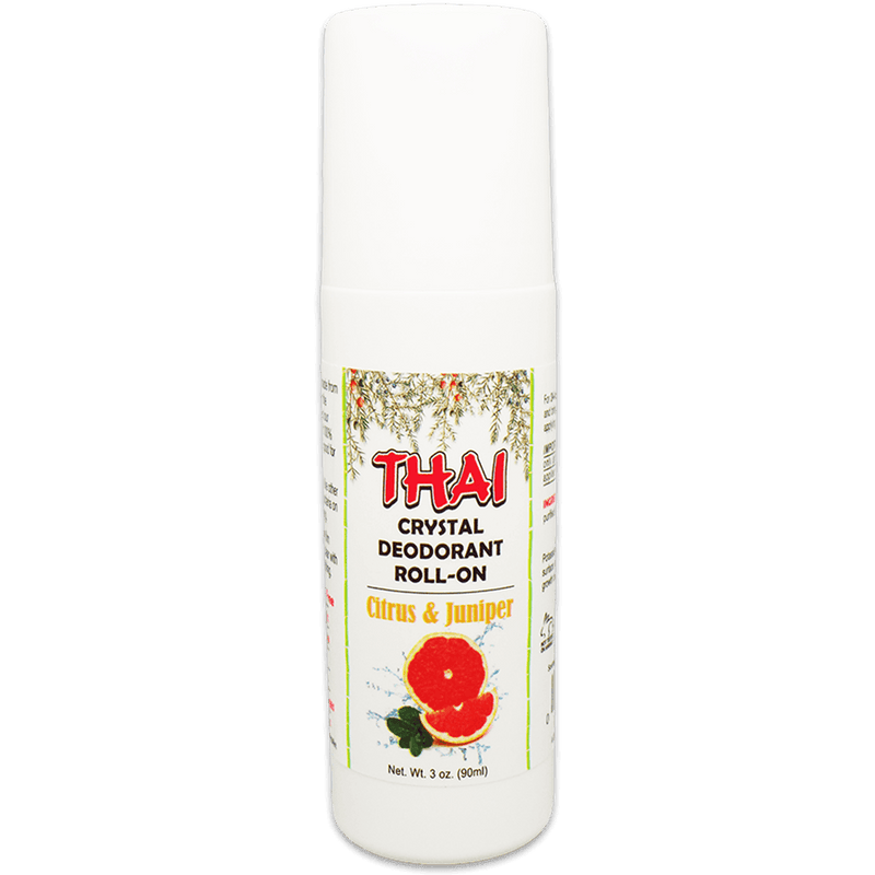 Thai Crystal Deodorant Roll On Citrus & Juniper 90ml