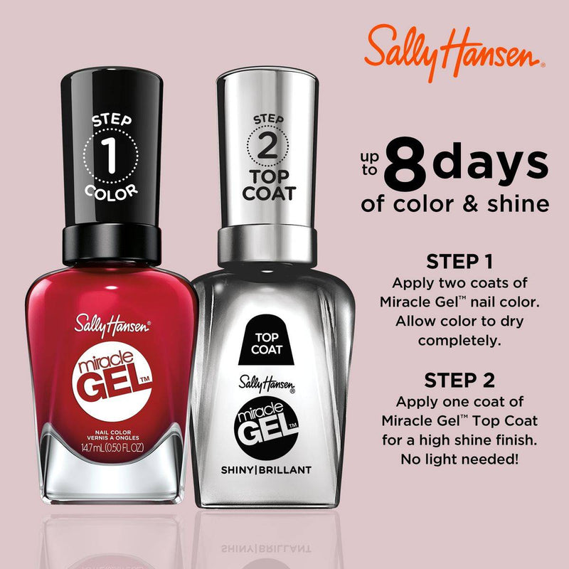 Sally Hansen Miracle Gel Nail Polish Can't Beet Royalty 14.7ml