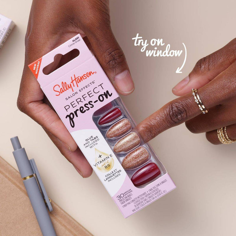 Sally Hansen Salon Effects Perfect Press-On Nails SQ241 Infra Red