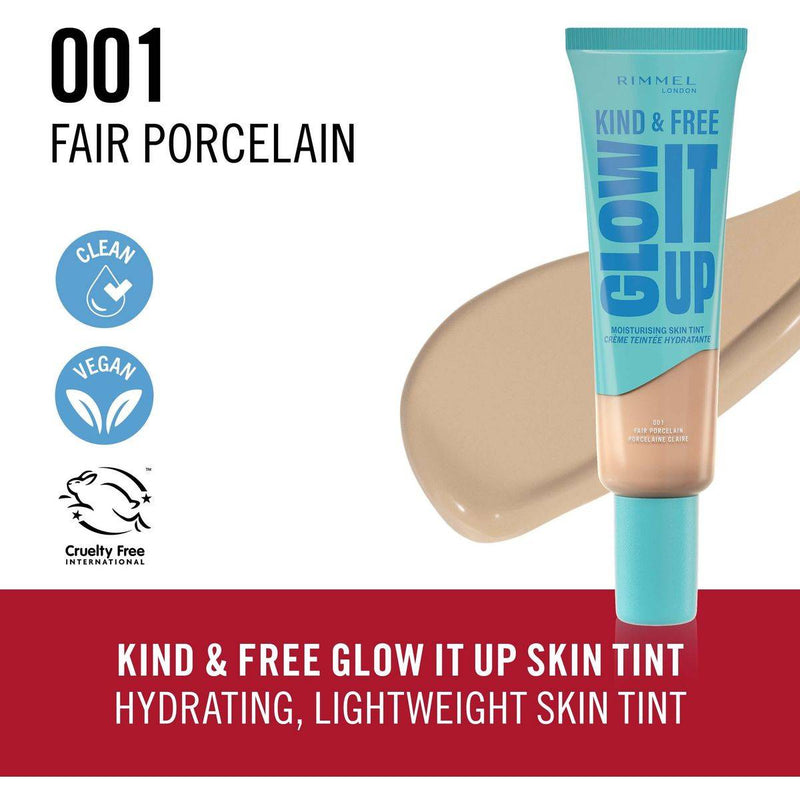 Rimmel Kind & Free Glow It Up 001 Fair Porcelain 30ml