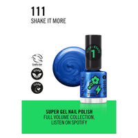 Rimmel Spotify Collection Super Gel Nail Polish Blue Chrome 12ml