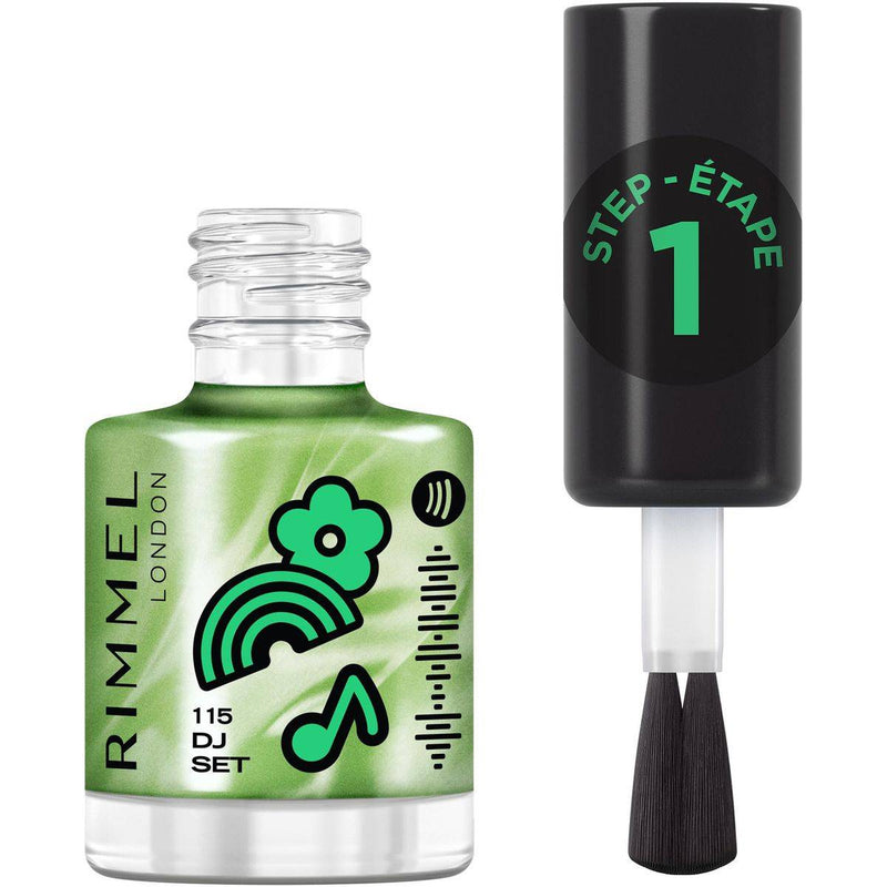 Rimmel Spotify Collection Super Gel Nail Polish Pastel Green 12ml