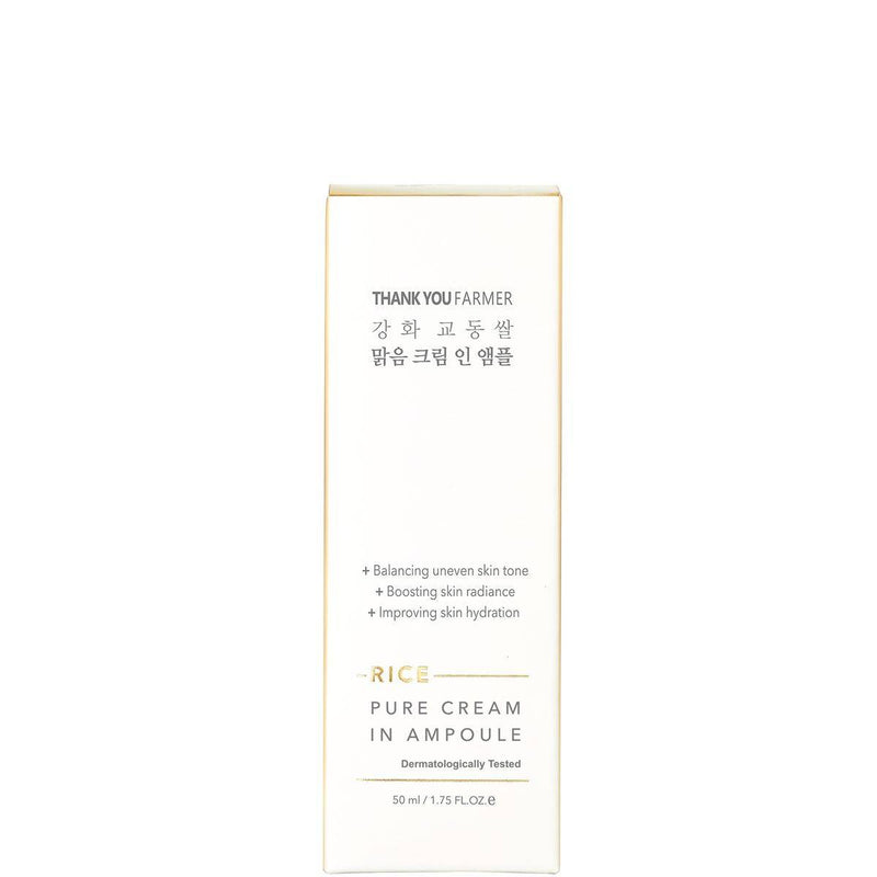 Thank You Farmer Rice Pure Cream In Ampoule 50ml
