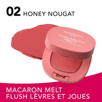 Bourjois Macaron Melt Lip & Cheek Flush 002 Honey Nougat