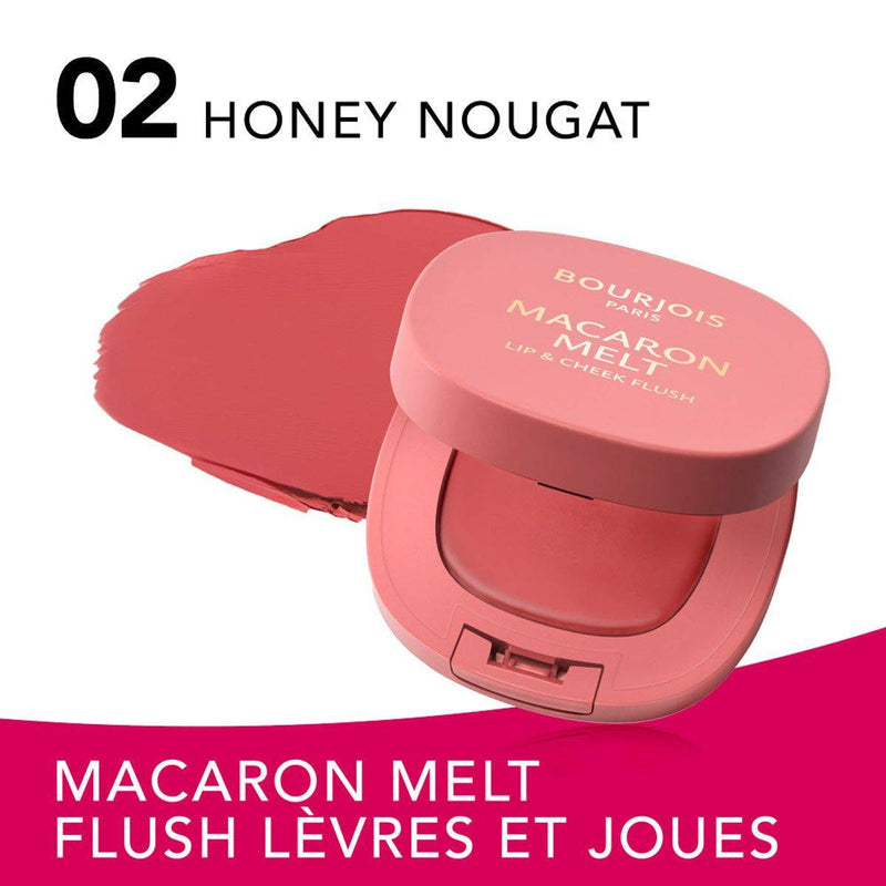Bourjois Macaron Melt Lip & Cheek Flush 002 Honey Nougat
