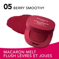 Bourjois Macaron Melt Lip & Cheek Flush 005 Berry Smoothy