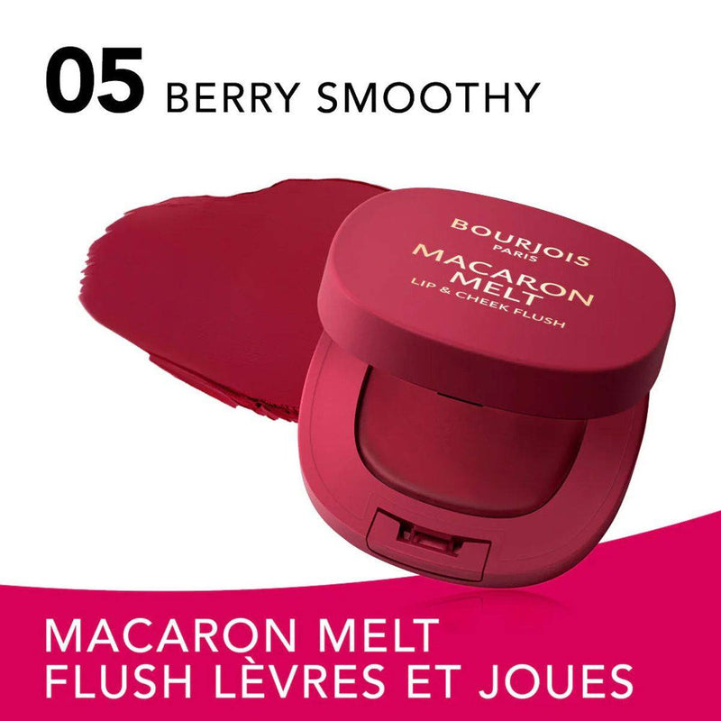Bourjois Macaron Melt Lip & Cheek Flush 005 Berry Smoothy
