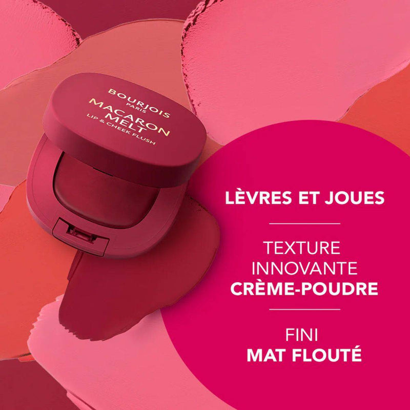 Bourjois Macaron Melt Lip & Cheek Flush 005 Berry Smoothy