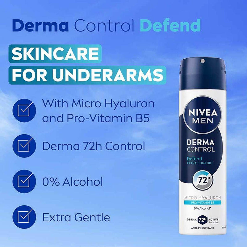 Nivea Deodorant Spray Derma Control Defend 150ml