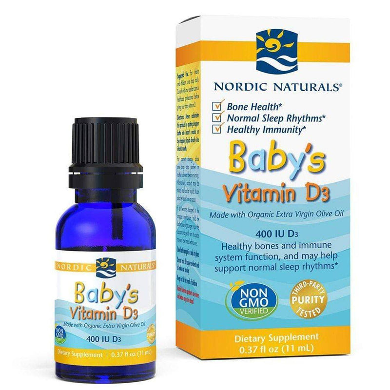 Nordic Naturals Babys Vitamin D3 Drops 11ml
