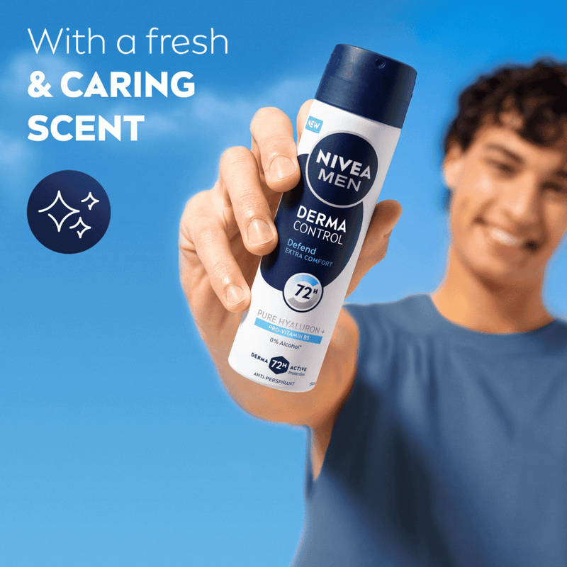 Nivea Men Deodorant Spray Derma Control Defend Clear 150ml