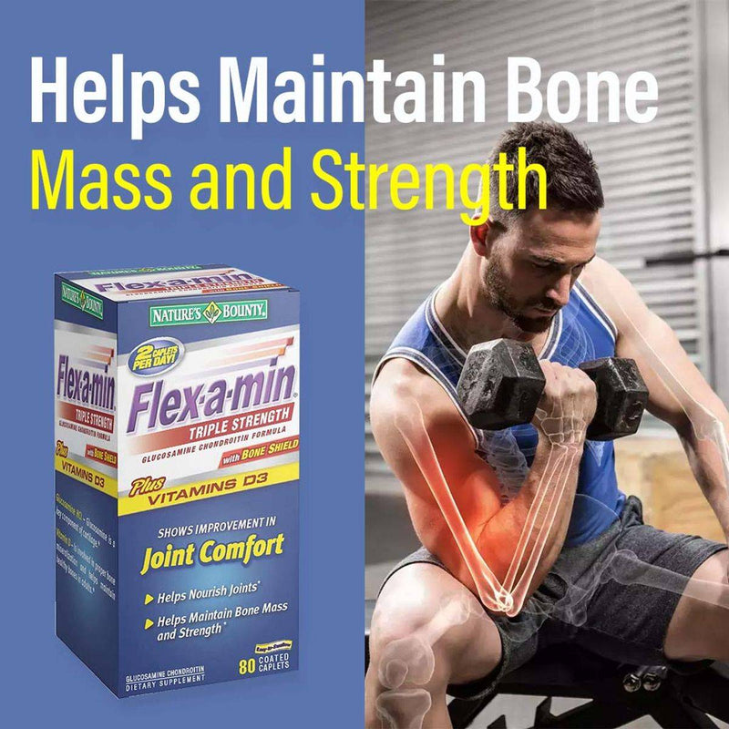 Natures Bounty Flex-A-Min Triple Strength 80 Tablets