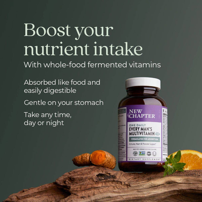 New Chapter One Daily Every Mans 40+ Multivitamin 30 Tablets