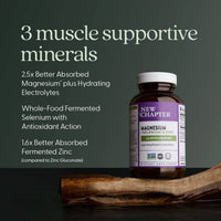 New Chapter Magnesium + Selenium & Zinc 30 Tablets