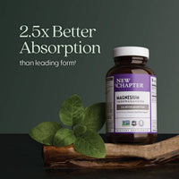 New Chapter Magnesium + Ashwagandha 60 Tablets