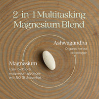 New Chapter Magnesium + Ashwagandha 60 Tablets
