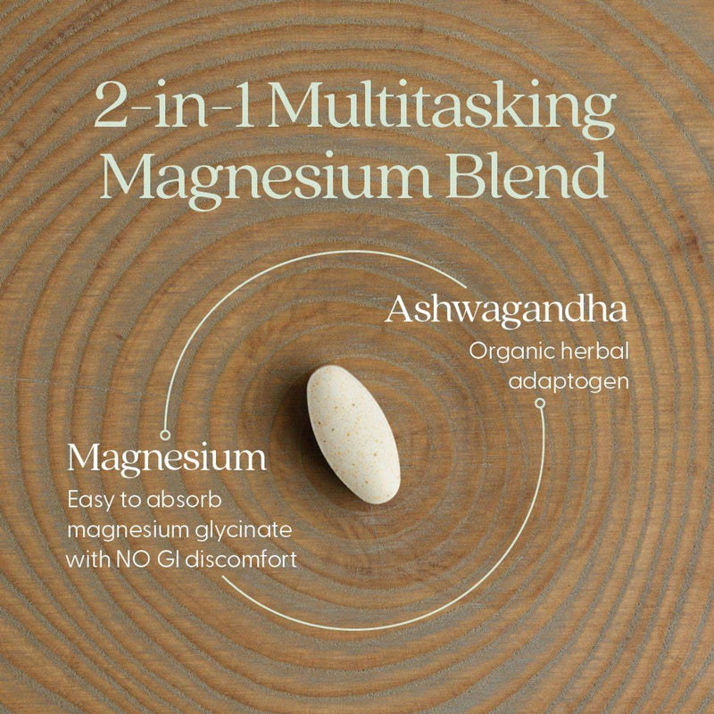 New Chapter Magnesium + Ashwagandha 60 Tablets