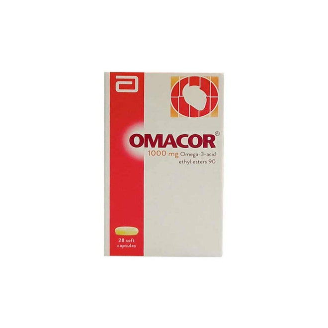 Omacor Omega 3 1000mg 28 Capsules