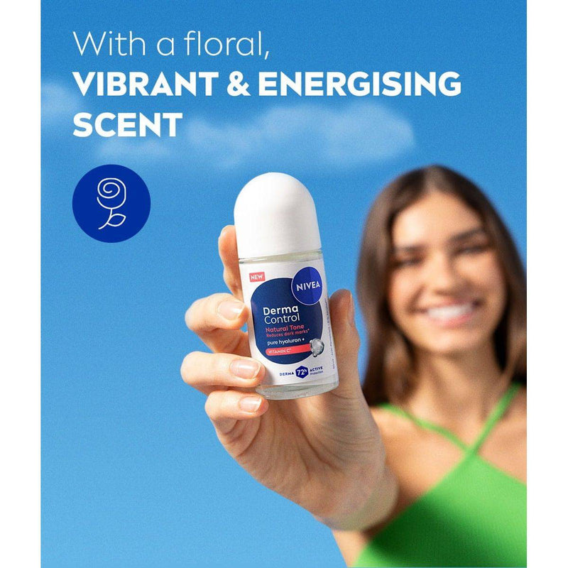 Nivea Deodorant Roll On Derma Natural Tone 50ml
