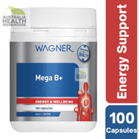Wagner Vitamins Mega B+ 100 Capsules