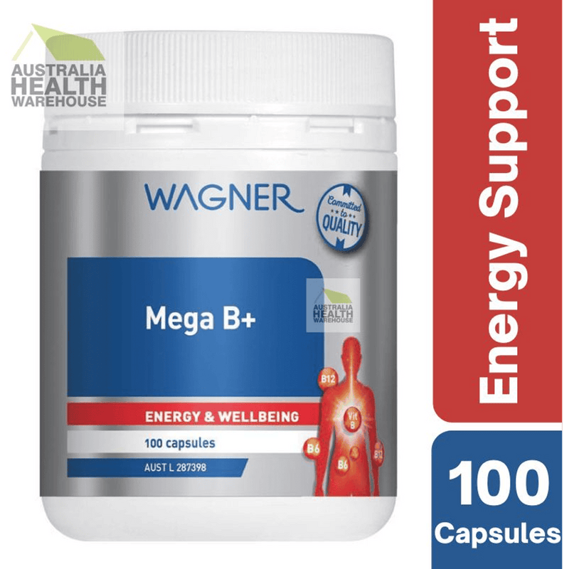 Wagner Vitamins Mega B+ 100 Capsules