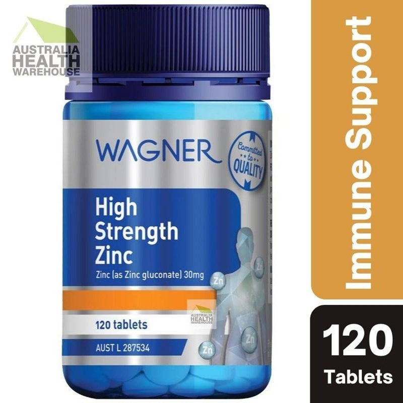 Wagner Vitamins High Strength Zinc 120 Tablets