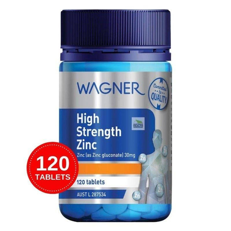 Wagner Vitamins High Strength Zinc 120 Tablets