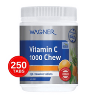 Wagner Vitamins Vitamin C 1,000 250 Chewable Tablets
