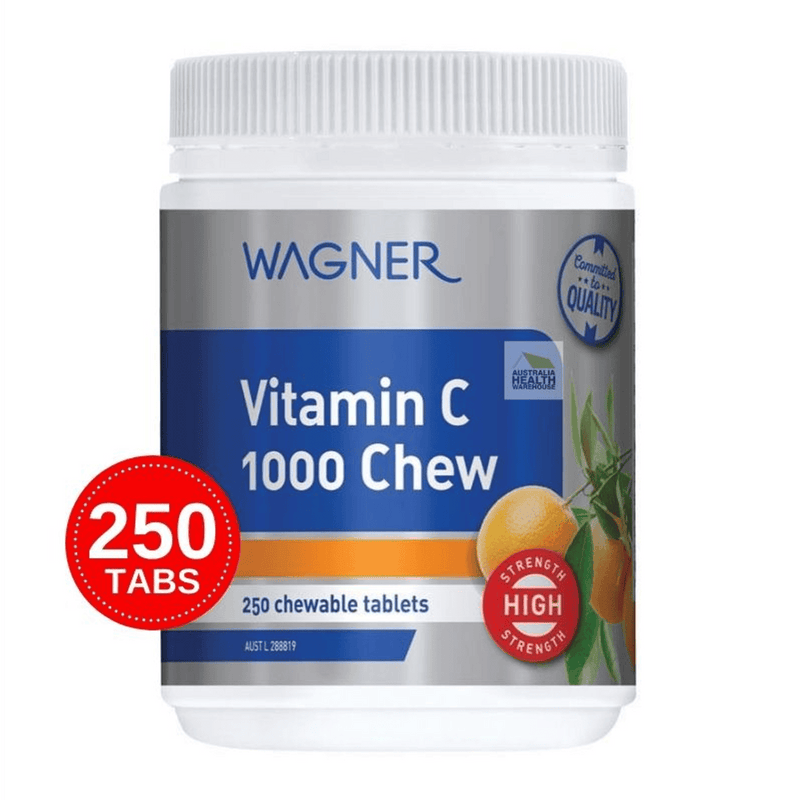 Wagner Vitamins Vitamin C 1,000 250 Chewable Tablets