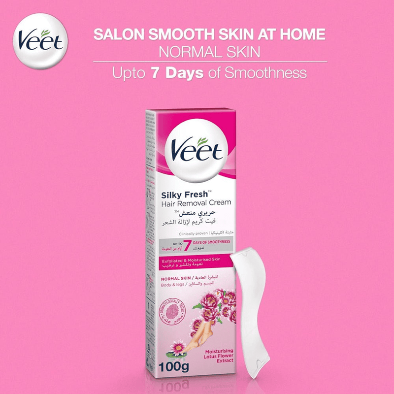 Veet Hair Removal Cream Silky Fresh Legs & Body For Normal Skin 200g