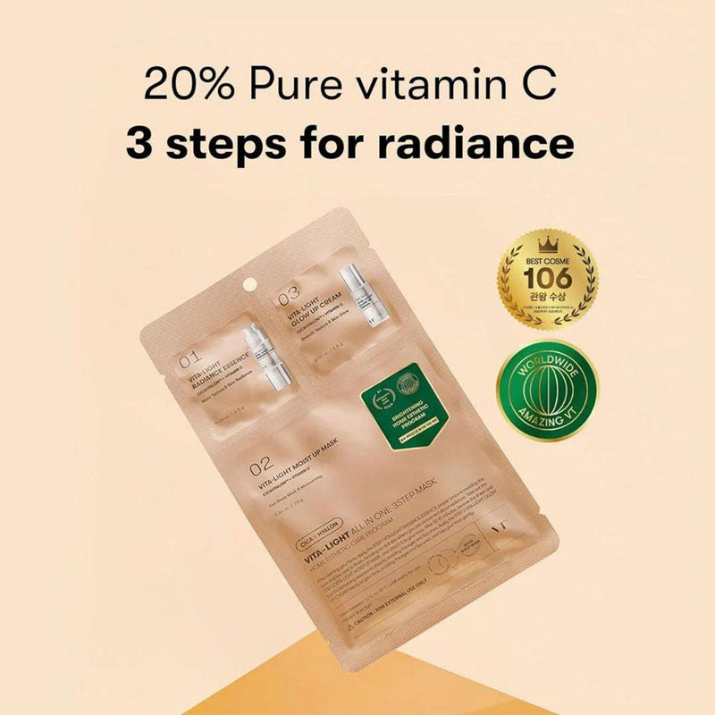 VT Cosmetics Vita Light All In One 3 Step Mask