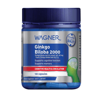 Wagner Vitamins Ginkgo Biloba 2,000 100 Capsules
