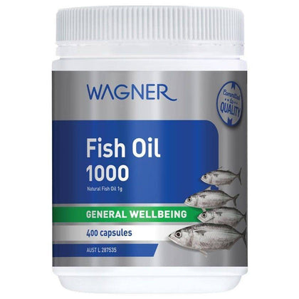 Wagner Vitamins Fish Oil 1,000 400 Capsules