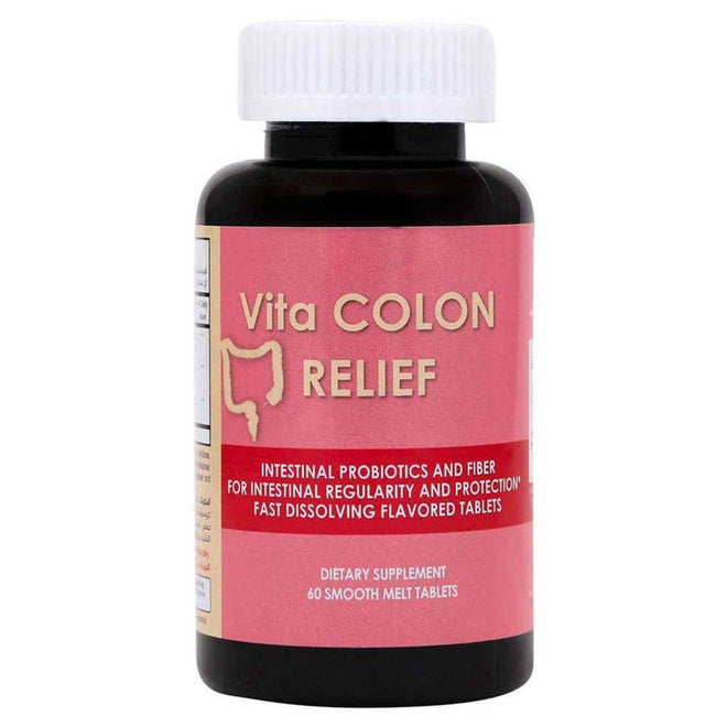 Vita Colon Relief 60 Chewable Tablets